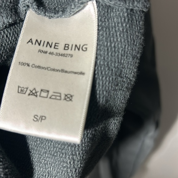 Anine Bing Oversized Graphic Sweatshirt Women’s size small - Picture 4 of 4